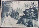 Carte Postala, Paris, Les bouquinistes du Quai de la Tournelle, periada interbelica