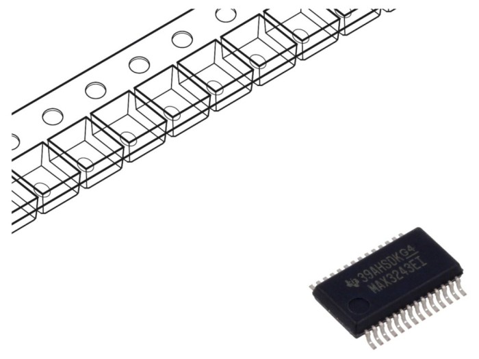 Interfață Receptor Declanșator RS232 500kbps SSOP28