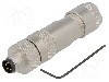 Conector M8, 4 pini, clasa etanseitate IP67, LAPP - 22262027