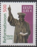 ESTONIA 2017 MARTIN LUTHER 500 Ani de la REforma-Serie 1 timbru MNH**