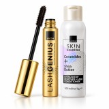 Cumpara ieftin Set Lash Genius Mascara Negru + Demachiant Ochi Skin Nourish 100 ml, Avon
