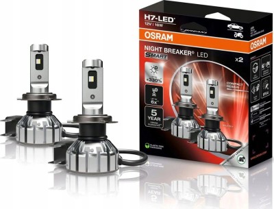 Set leduri H7 Osram Night Breaker Led omologate 519659 64210DWNBSM2HB-1 foto