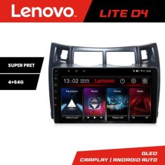 Navigatie Toyota Yaris 2008-2011 Lenovo Kit-YARIS08 4+64 GB Android Waze USB Navigatie Internet Youtube Radio Lenovo CarStore Technology