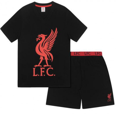 FC Liverpool pijamale de bărbați short black - S foto