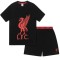 FC Liverpool pijamale de bărbați short black - XXL