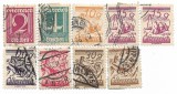 Austria - Valori in Groschen si Schilling, 1925 - valori obliterate