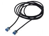 Cabluri Patch U/FTP 6a 2m LSZH Negru 32AWG, Goobay