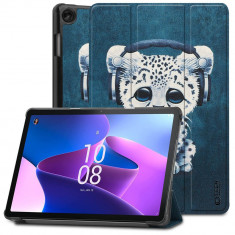 Husa Tech-Protect Smartcase pentru Lenovo Tab M10 10.1 3Rd Gen TB-328 Sad Cat