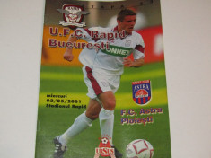 Program meci fotbal UFC RAPID BUCURESTI - ASTRA PLOIESTI (02.05.2001) foto