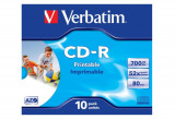 Cumpara ieftin CD-R Verbatim 10 bucati, 52x, 700MB - RESIGILAT