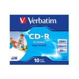 CD-R Verbatim 10 bucati, 52x, 700MB - RESIGILAT