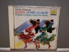 RAVEL/DEBUSSY - BOLERO/LA MER...(1988/Deutsche/RFG) - CD ORIGINAL/Nou/Sigilat foto