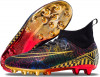 Pantofi de fotbal pentru bărbați și femei, pentru băieți, cu tălpi aurii, pantof