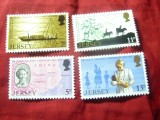 Serie Jersey 1976 - 100 Ani Dr.Lilian Grandin , 4 valori, Nestampilat