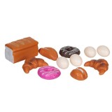 Set jucarii Alimente, chec, croissant, oua din plastic, ATU-087211, Oem
