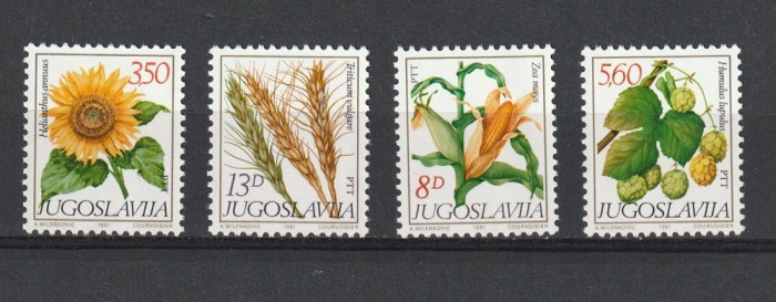 Flora ,cereale,Iugoslavia.