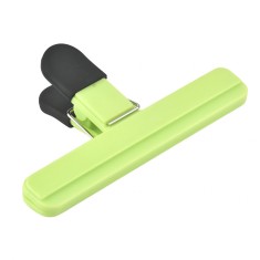 Cleste Multifunctional pentru Sigilarea Pungilor, Cyrax, din Plastic, Mentine Alimentele Proaspete, 15x7.5 cm, Verde foto