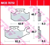 Set placute frana fata dreapta TRW MCB787SI - ATV Suzuki LT-A King Quad - LT-A XP King Quad 4T LC 400-450-500-700-750cc