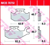 Set placute frana fata dreapta TRW MCB787SI - ATV Suzuki LT-A King Quad - LT-A XP King Quad 4T LC 400-450-500-700-750cc