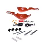 Kit handguard ATV Enduro Cross portocalii cu insertie aluminiu, Non Brand