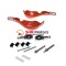 Kit handguard ATV Enduro Cross portocalii cu insertie aluminiu