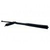 Baston Telescopic Autoaparare IdeallStore&reg; Special Forces 77cm, Otel, Negru, 4 Sectiuni + Husa