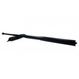 Baston telescopic din otel, 3 sectiuni, negru, 77 cm