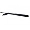 Baston telescopic din otel, 3 sectiuni, negru, 77 cm