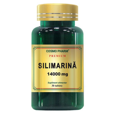 Silimarina 14000 miligrame 30 capsule Cosmo Pharm foto