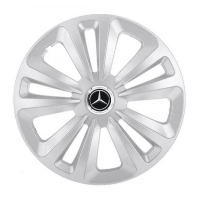 Set 4 Capace Roti Terra Gri R15 pentru Mercedes-Benz foto