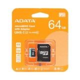 Memorie card uSDXC64GB U3+adaptor A-data