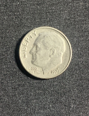 Moneda One Dime 1971 USA foto