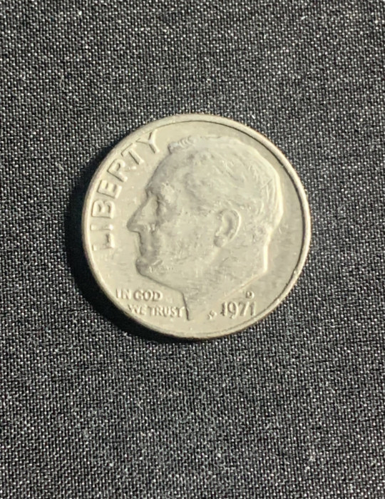 Moneda One Dime 1971 USA