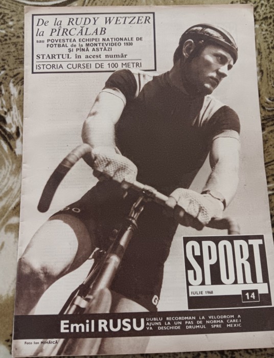 myh 110 - Revista SPORT - nr 14/iulie 1968