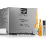 MartiDerm Platinum Photo Age HA+ ser facial anti-&icirc;mbătr&acirc;nire in fiole cu vitamina C 30x2 ml