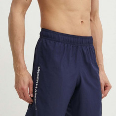 Under Armour pantaloni scurți de antrenament Tech culoarea albastru marin