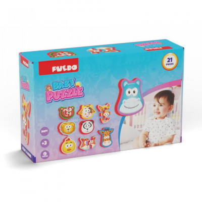 PUZZLE BABY DIN SPUMA, 21 PIESE foto
