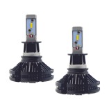 Set 2 Becuri LED Auto H3, 50W, 6500K, 6 LED, Luminozitate 6000lm, 9-32V, IP67, Durata 30000 ore