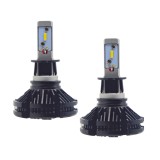 Set 2 Becuri auto X3 LED, H3, 50W, 6500K, 6LED