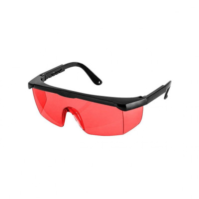 Ochelari de protectie pentru nivele laser, plastic, rosu, NEO foto