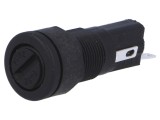 Clemă Siguranțe Cilindrice 5x20mm 250V Neagră Panou