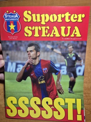 revista suporter steaua 2006 - victoria cu dinamo kiev,noaptea magica de la kiev , meciul cu real madrid , nicolae dica foto