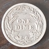 Moneda SUA - 1 Dime 1909 - D - Argint - An rar, America de Nord