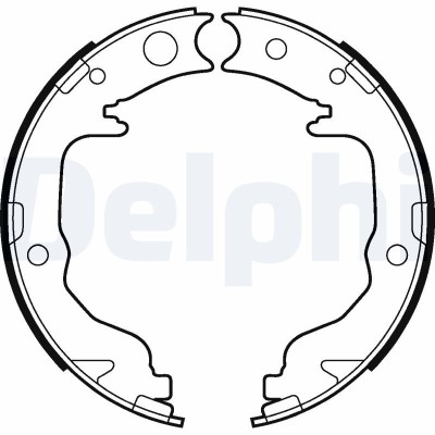 DELPHI LS2026 Set saboti frana, frana de mana foto