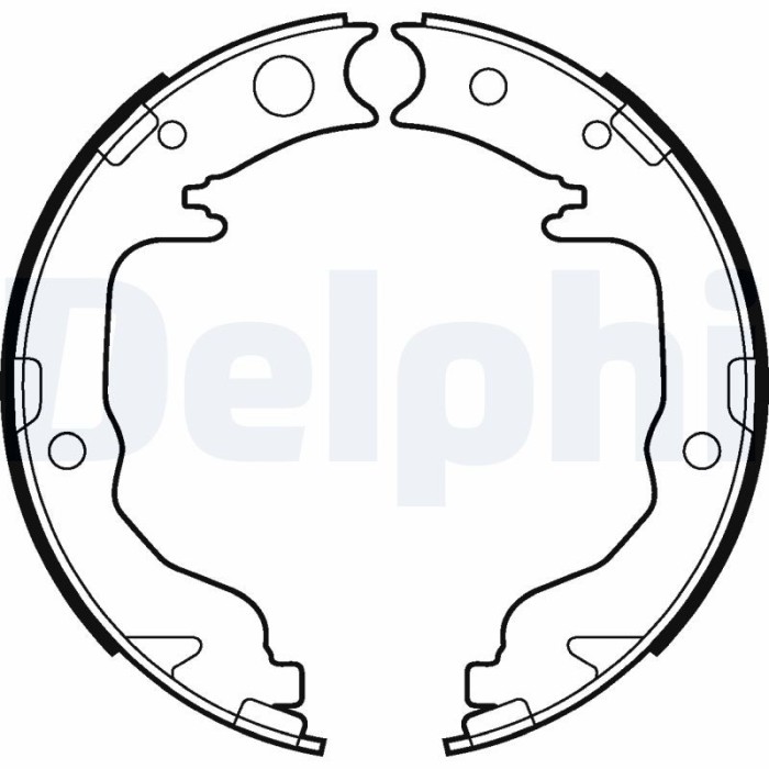 DELPHI LS2026 Set saboti frana, frana de mana