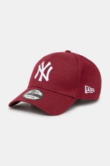 New Era șapcă culoarea bordo, melanj, NEW YORK YANKEES 60348848.MRNWHI-MRNWHI
