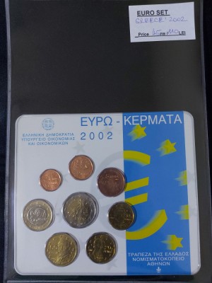 Grecia 2002 - Set complet de euro bancar de la 1 cent la 2 euro foto