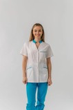 Bluză medicală Adina XXL 450 - Turquoise