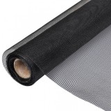 Cumpara ieftin Rulou plasă de ț&acirc;nțari pentru ușă/fereastră 100 x 1000 cm, Negru, vidaXL