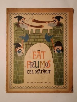 Petre Ispirescu - Făt-Frumos cel rătăcit (repovestire &amp;icirc;n imagini Sorin Obreja; 1968) (uzată, vezi descriere!) foto